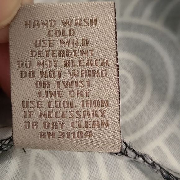 Kim Rogers sz 18 sleeveless geometric design black and white design dress - Picture 11 of 11